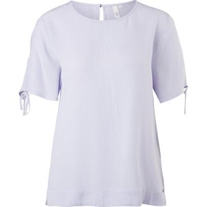 Q/S Designed by - Blouse - Korte Mouwen - 100% Viscose - Brede Halslijn