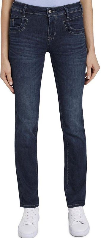 TOM TAILOR Gerade Jeans »Alexa Straight«, mit Kontrastnähten