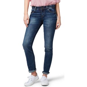 TOM TAILOR Straight Jeans - Dames - Mid Stone Wash Denim
