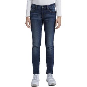 TOM TAILOR Dames jeans 202212 Alexa Slim, 10282 - Dark Stone Wash Denim (2), 30W / 34L