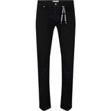 TOM TAILOR - Piers - Jeans - Zwart - Slim Fit, 5-pocket-stijl, Stretchaandeel