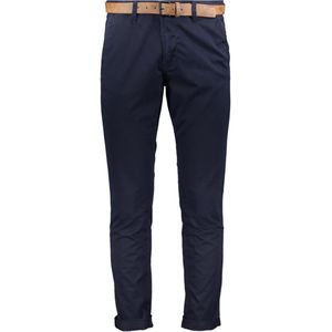 TOM TAILOR - Denim Chino Broek - Hemels Marineblauw - Elastische Keperbinding