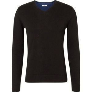 TOM TAILOR - Basic - Trui - Zwart - V-hals