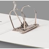 BRUNNEN WAVE Ordner weiß Kunststoff 7,0 cm DIN A4