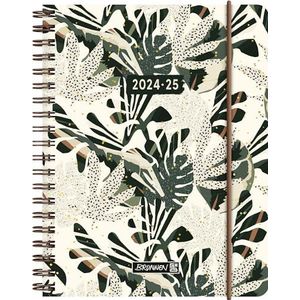 BRUNNEN Schoolagenda (2024/2025) ""Little Plants"", 2 pagina's = 1 week, A6, 208 pagina's, meerkleurig