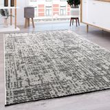 Teppich Wohnzimmer Flachgewebe Modern Sisal Muster Einfarbig Pastell Fransen 200x280 cm, Creme - Paco Home