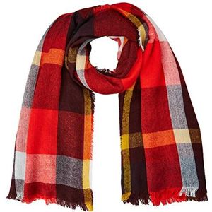 s.Oliver Dames Trilby, Rood (Red Check 39N1), Eén maat
