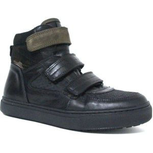Giga Shoes - A11M26 - Klittenbandschoenen - Zwart - Leer Combi