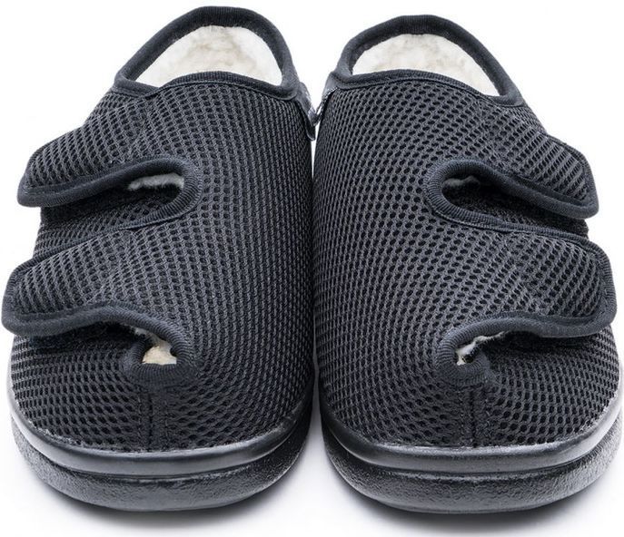 Promed - Gentle Walk - Pantoffels - Zwart - Textiel