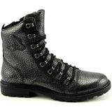 Twins - 988 Enkellaarzen - Grijs - Leer Combi