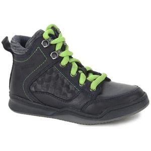 Trackstyle - Veterboot - Zwart - Leer