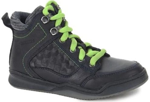 Trackstyle - Veterboot - Zwart - Leer