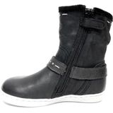 Twins - 318615 - Enkellaarzen - Zwart - Leer