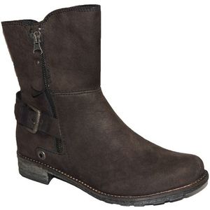 Footnotes - 19.031 - Enkellaarzen - Zwart - Leer - Wijdte G