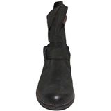 Footnotes - 19.020 - Enkellaarzen - Zwart - Leer - Wijdte G