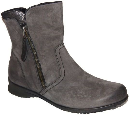 Footnotes - 0093-1200 - Enkellaarzen - Grijs - Nubuck - Leer