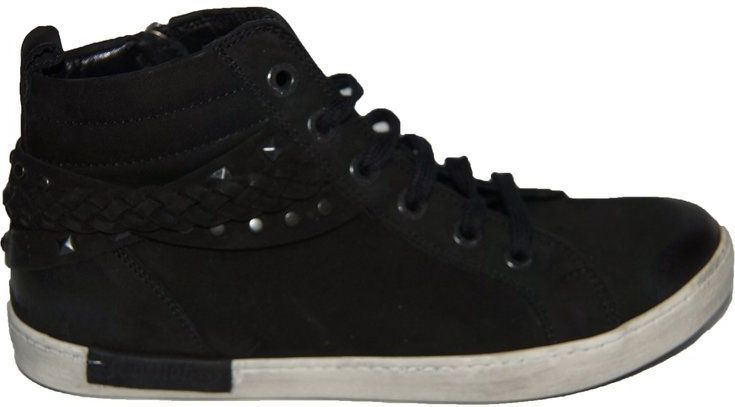 Footnotes - 28.029 - Veterschoenen - Zwart - Leder