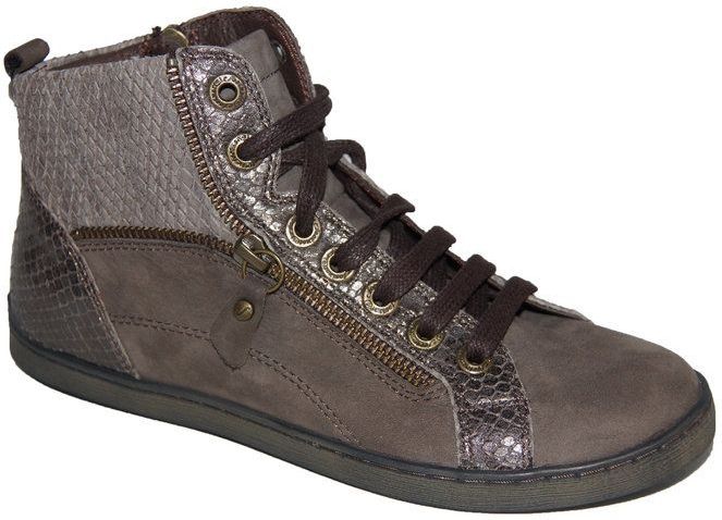 Footnotes - 74.004 - Veterschoenen - Zwart - Leder