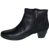 Footnotes - Enkellaarzen - Zwart - Zacht Materiaal