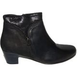 Footnotes - Enkellaarzen - Zwart - Zacht Materiaal