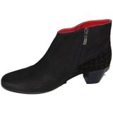 Footnotes - Enkellaarzen - Zwart - Leer - Uitneembaar Voetbed