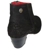 Footnotes - Enkellaarzen - Zwart - Leer - Uitneembaar Voetbed