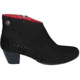 Footnotes - Enkellaarzen - Zwart - Leer - Uitneembaar Voetbed