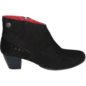 Footnotes - Enkellaarzen - Zwart - Leer - Uitneembaar Voetbed