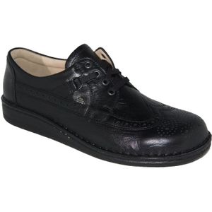 Finn Comfort - 1005 York - Veterschoenen - Zwart - Leer