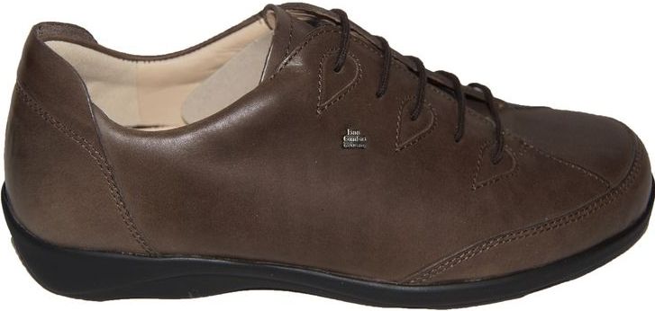 Finn Comfort - 2448 Goteborg - Veterschoenen - Zwart - Leer - Wijdte H