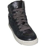 Twins - 508 - Halfhoge Veterschoenen - Taupe - Leer