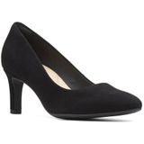 Clarks - 26136044 Pumps - Zwart - Suède en Leer Combi