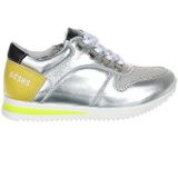 Giga Shoes - H39 Y25 - Sneakers - Zilver - Leer Combi