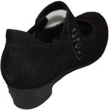 Footnotes - 67.018 - Klittenbandschoenen - Zwart - Suède