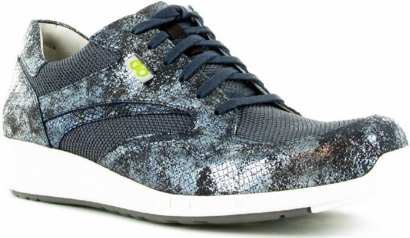 Durea - 6187 - Veterschoenen - Zwart - Leer