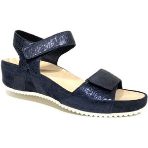 Durea - 7384 - Sandalen - Beige - Sleehak - Wijdte G