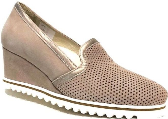 Annalina - A2104 - Instappers - Zwart - Leder