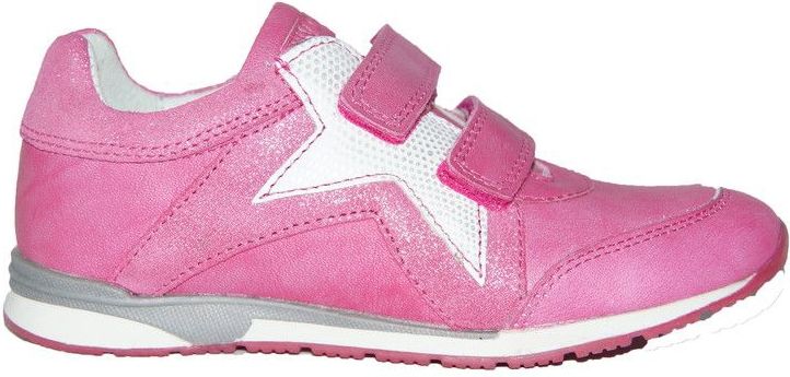 Twins - 316150 - Klittenbandschoenen - Fuchsia - Leder