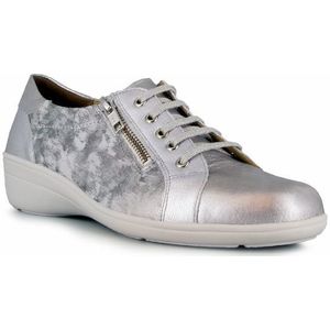 Solidus - 26460 - Veterschoenen - Grijs - Leer Combi