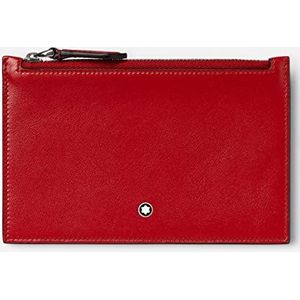 Montblanc Meisterstück Card Holder Zipped Red Kaarthouder, volwassenen, uniseks, meerkleurig (meerkleurig), eenheidsmaat