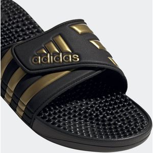 adidas Adissage Slippers uniseks-volwassene, Core Black Gold Metallic Core Black, 37 EU