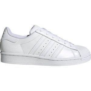 Adidas, Total White Superstar GS Sneakers Wit, Heren, Maat:38 EU