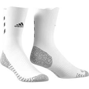 adidas - Alphaskin Traxion Crew Light Cushion Sock - AEROREADY Sportsokken - 49 - 51 - Wit