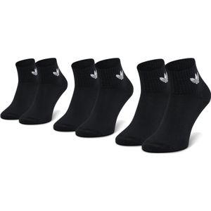 adidas - Mid Crew Socks - Zwart - 3 Paar