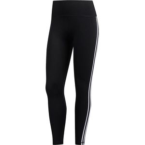 adidas - Believe This 3-Stripes - Sportbroek - Zwart - Compression Fit