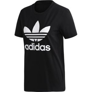 adidas Trefoil Tee FM3311 Vrouwen Zwart T-shirt
