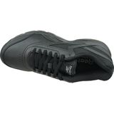 Reebok - WORK N CUSHION 4.0 - Sneaker - Black - Bovenwerk van Leer en Synthetisch Materiaal