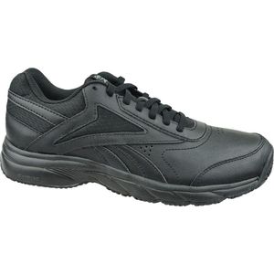Reebok - WORK N CUSHION 4.0 - Sneaker - Black - Bovenwerk van Leer en Synthetisch Materiaal