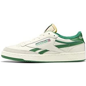 Reebok Club C Revenge Vintage, herenschoenen, krijt/papierwit/Glen Green, 38 EU, wit/groen (Chalk Paperwhite Glen Green)