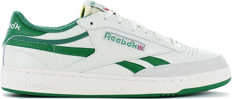 Reebok CLUB C REVENGE VINTAGE Sneakers voor heren, Chalk/PAPWHT/GLEGRN, 42.5 EU